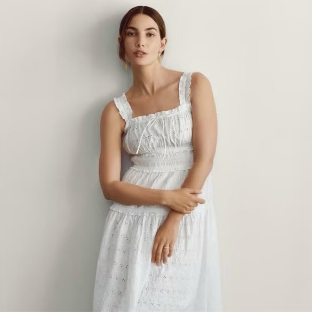 Gap x DOEN Eyelet Midi Dress